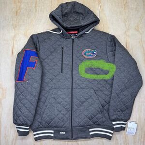 NEW Florida Gators Franchise Club Diamond Quilt Full Zip Hoodie Jacket sz LG